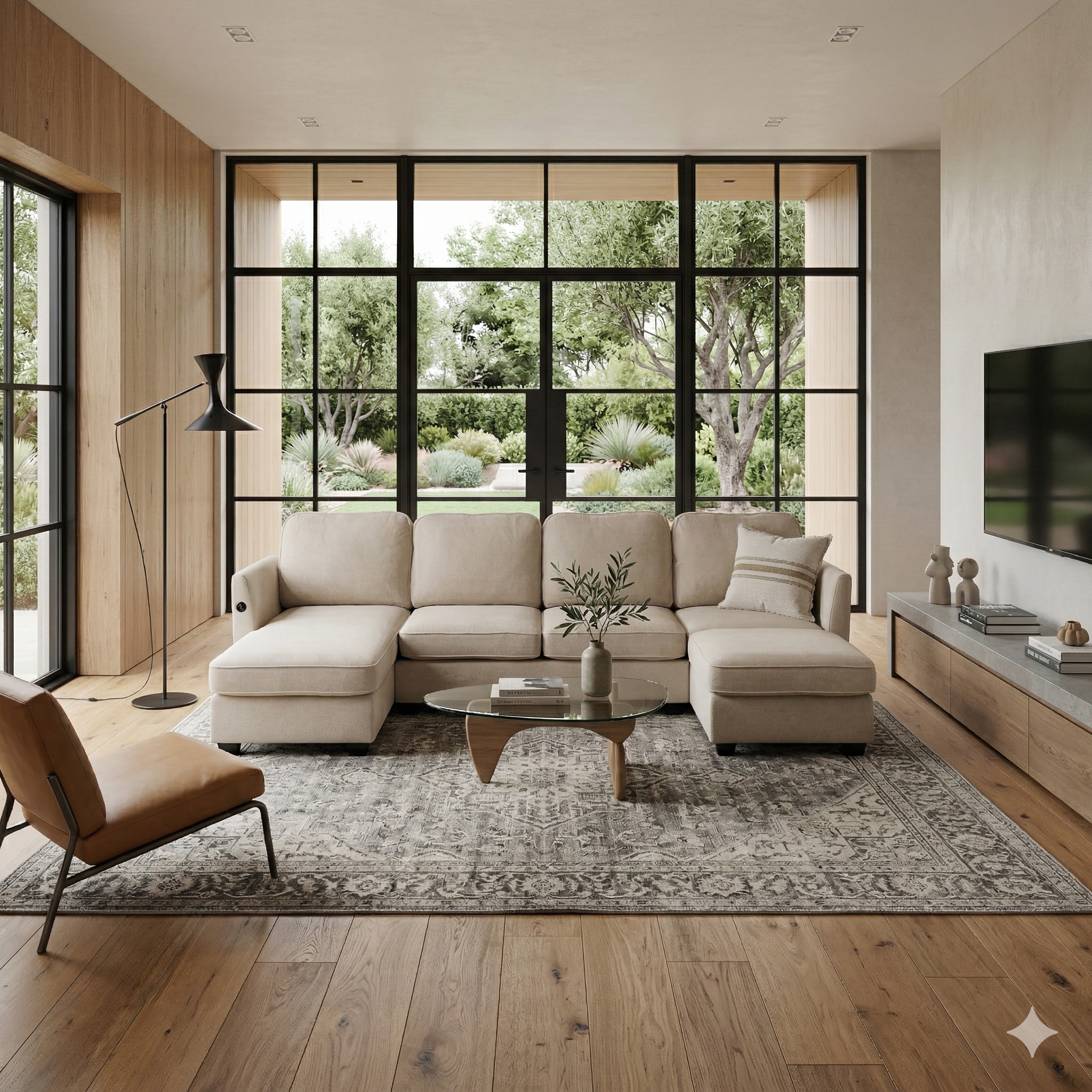 Latitude Run Modular Sofa W/ Storage & Ottoman