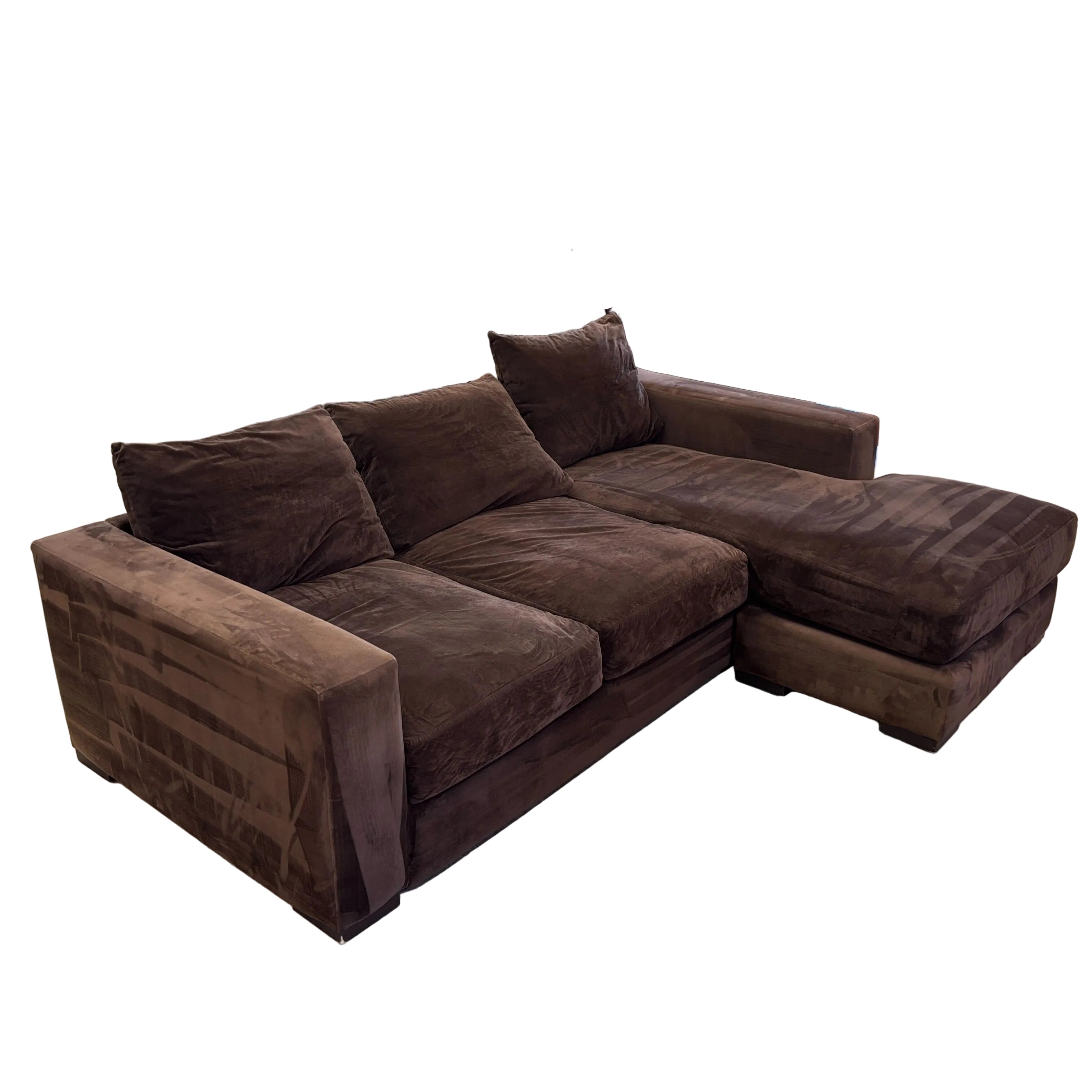 Living Spaces Sofa W-Reversible Chaise