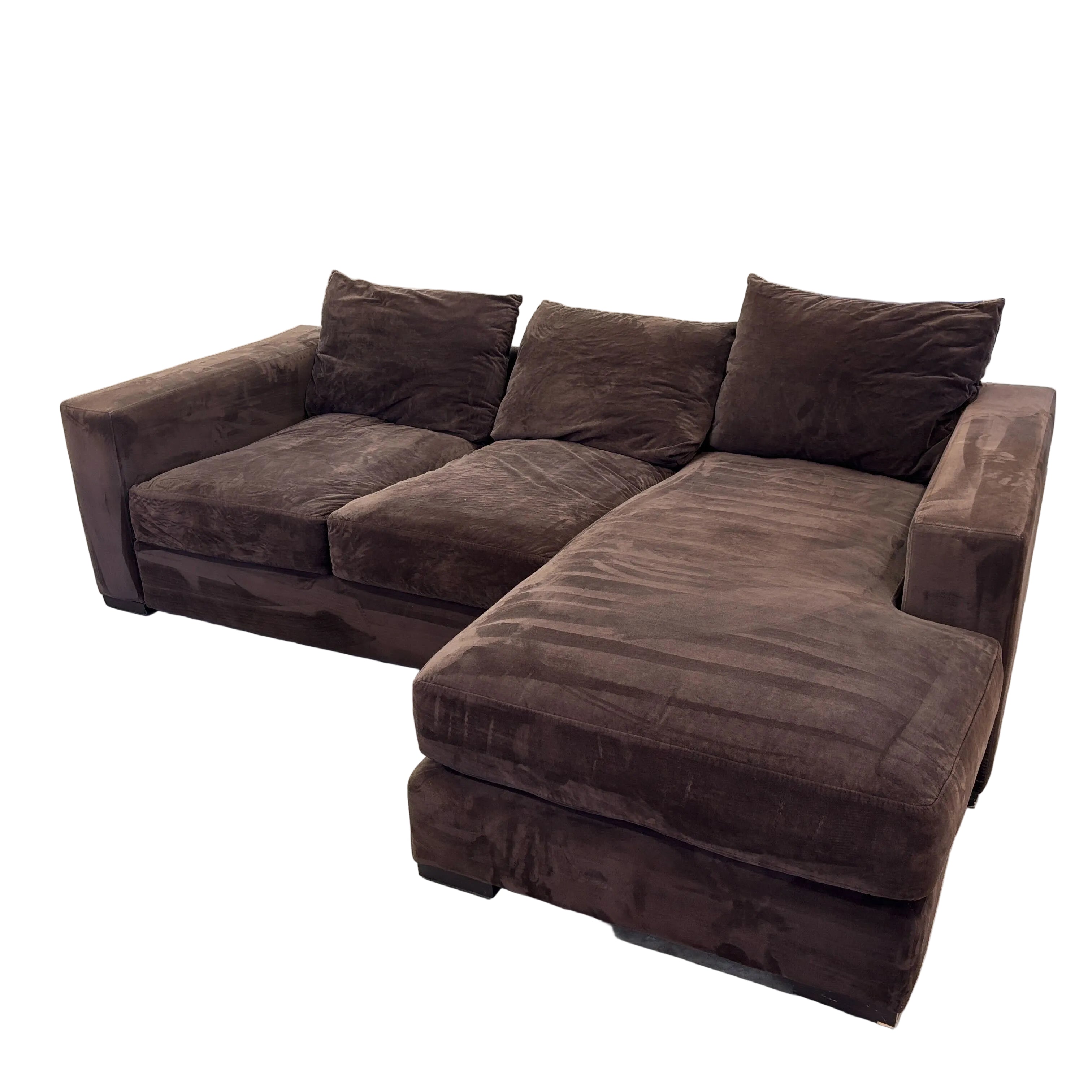 Living Spaces Sofa W-Reversible Chaise