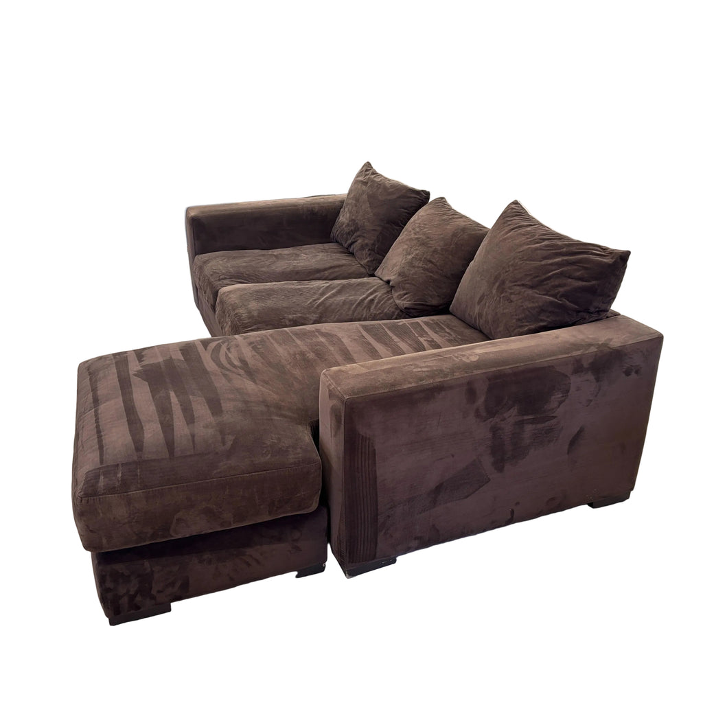 Living Spaces Sofa W-Reversible Chaise