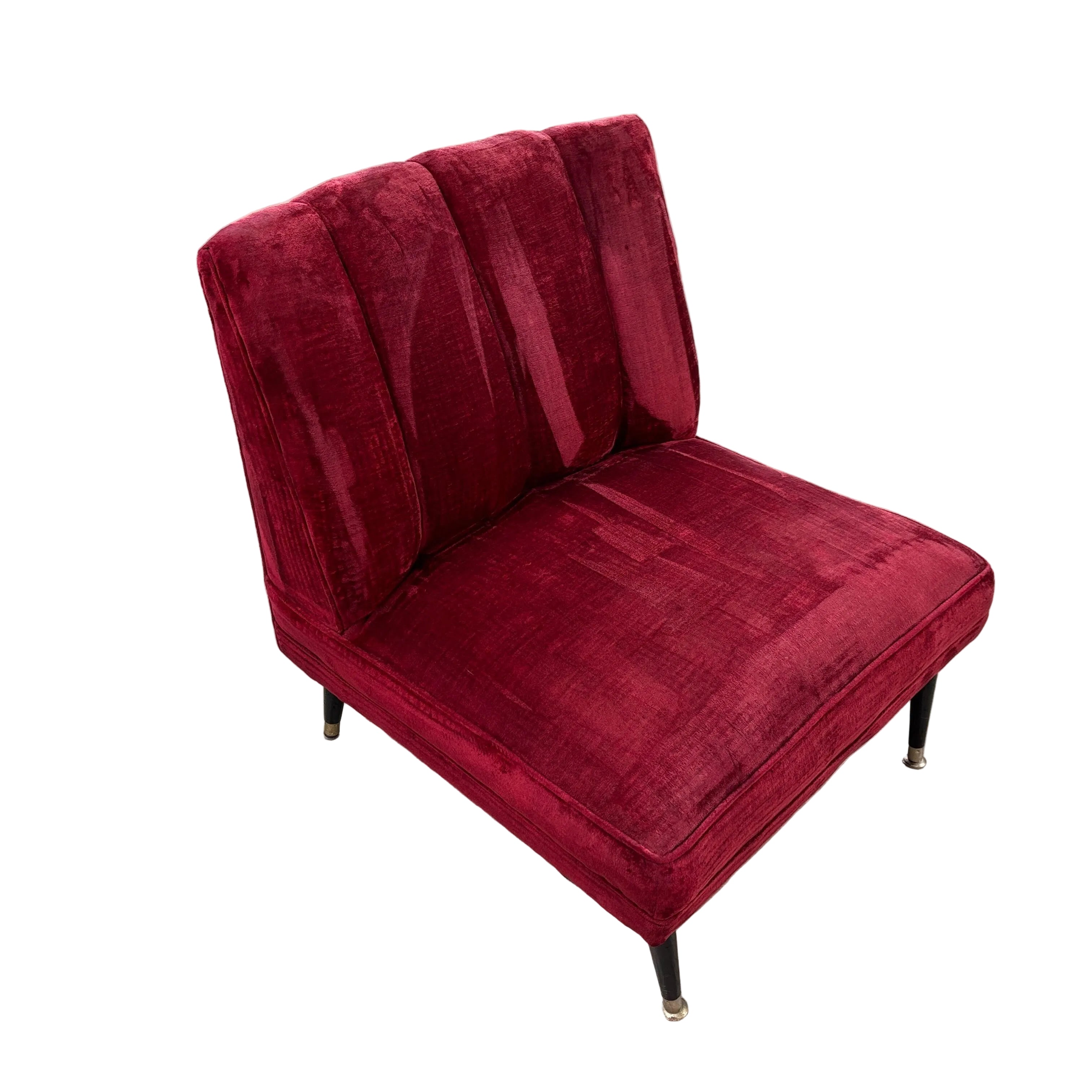 Chairish Red Cocktail Chair