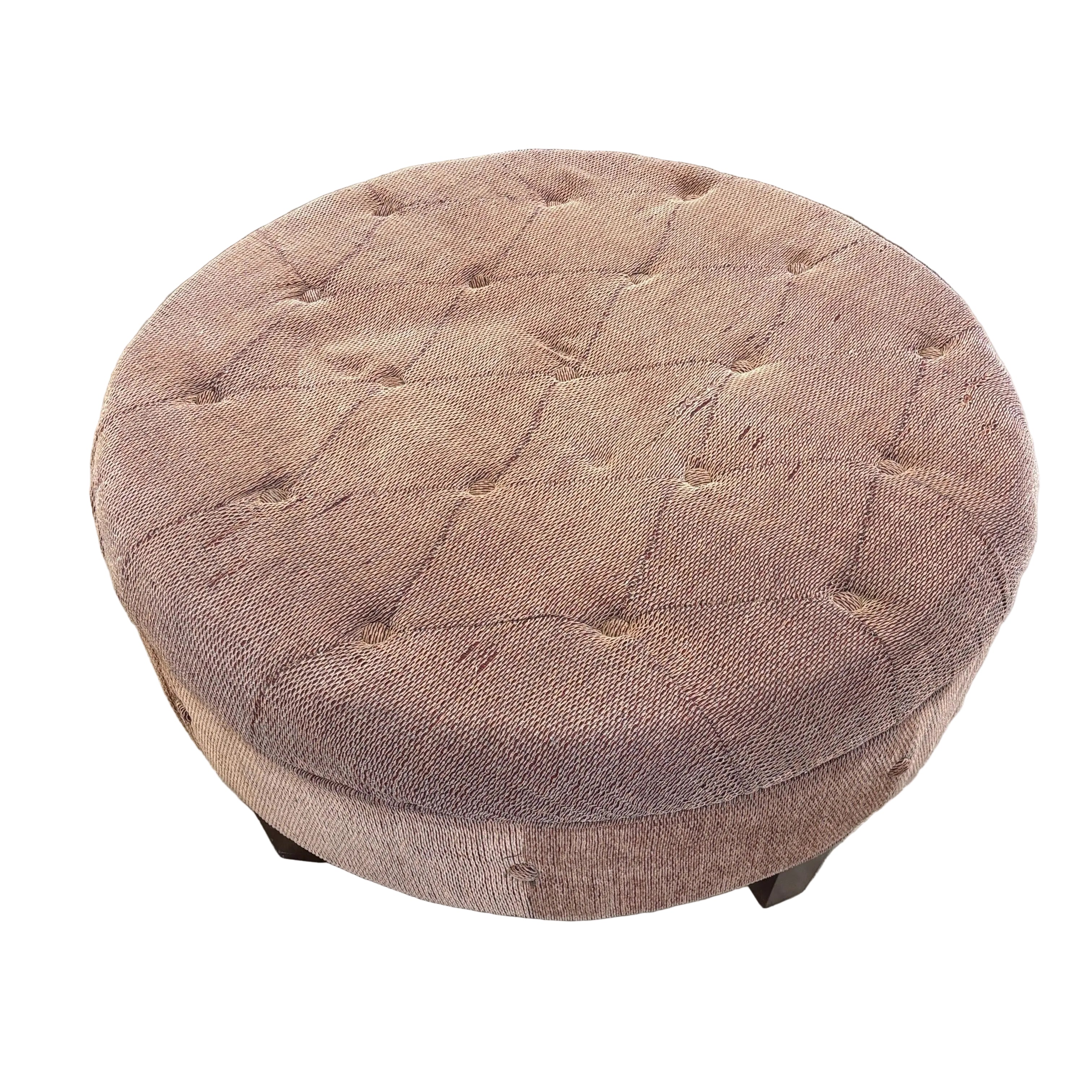 Latitude Run Tufted Round Ottoman