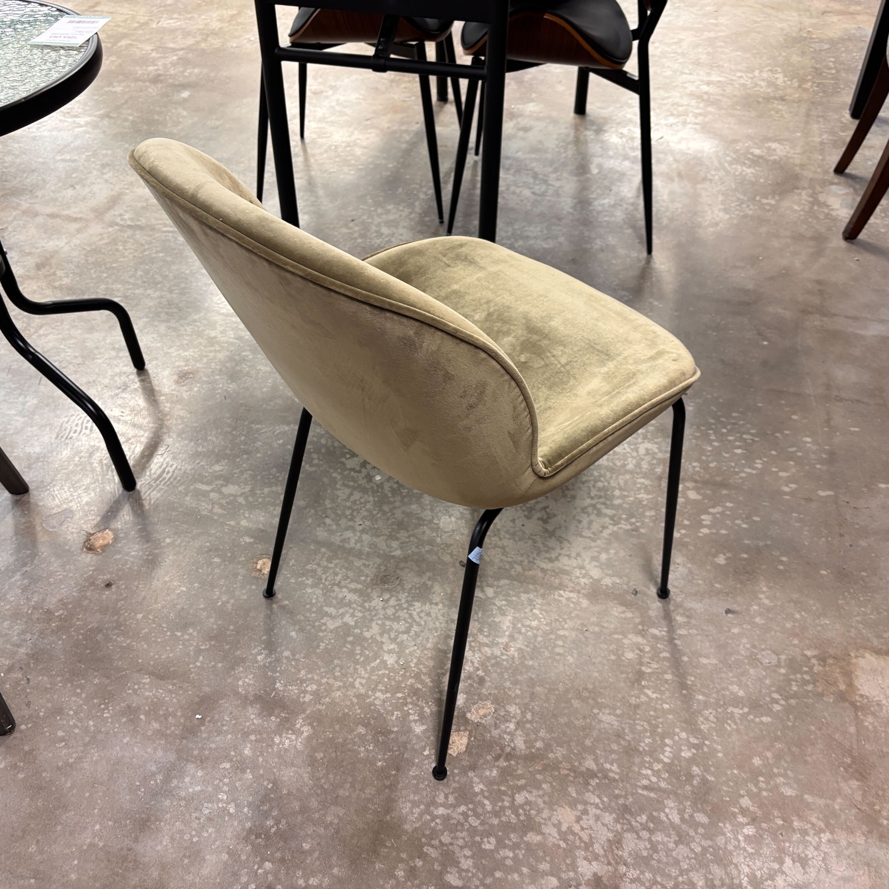 Latitude Run Velvet Dining Chair
