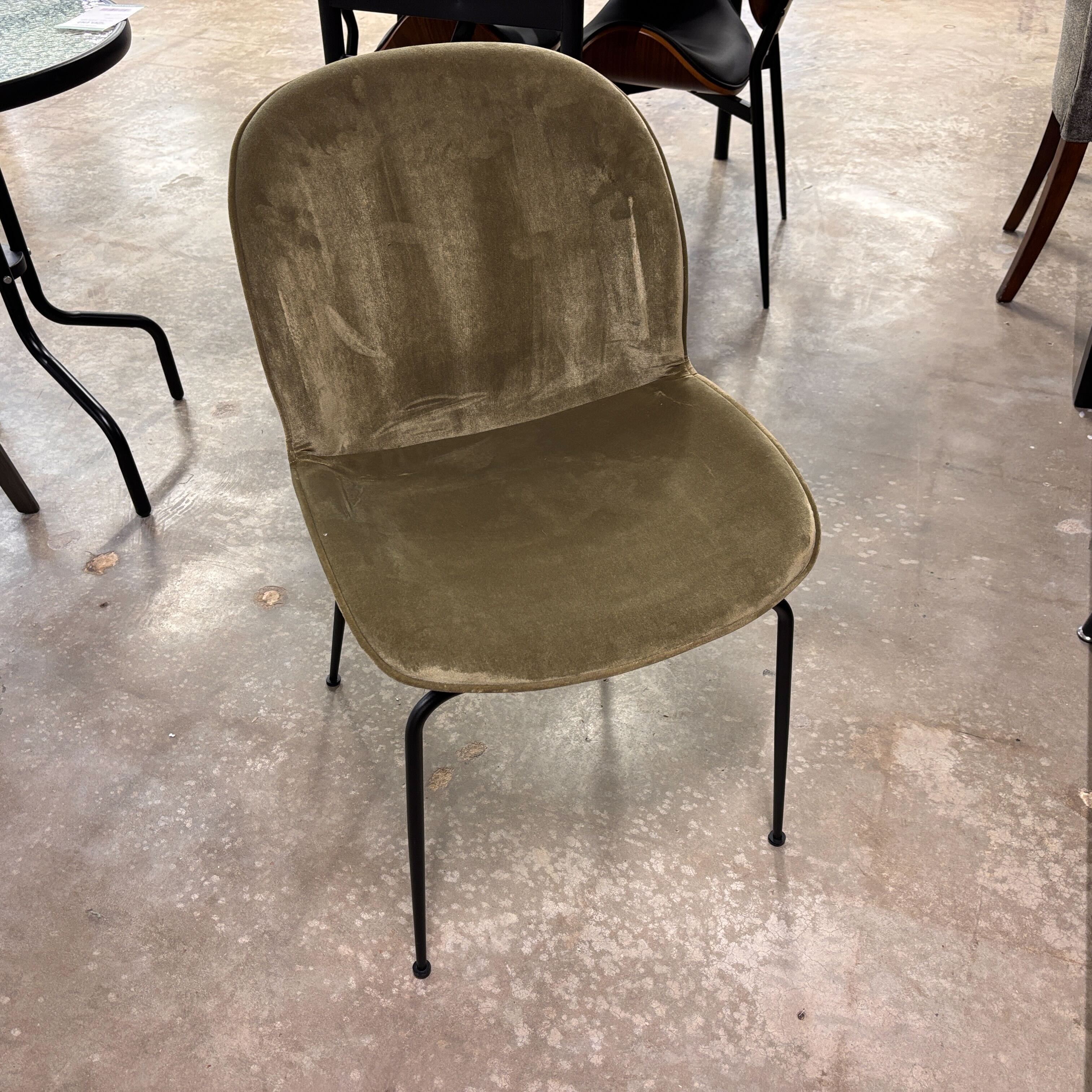 Latitude Run Velvet Dining Chair