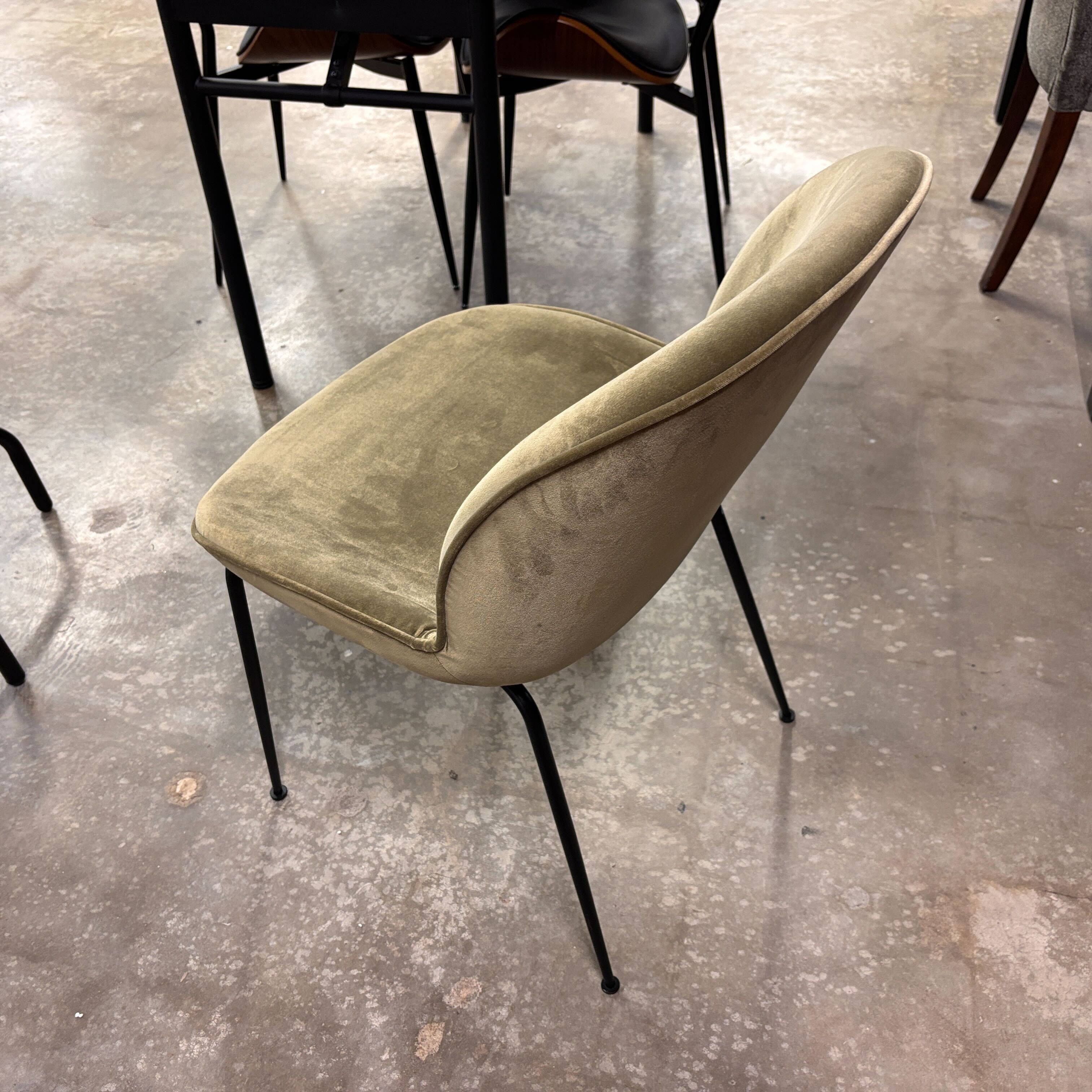 Latitude Run Velvet Dining Chair