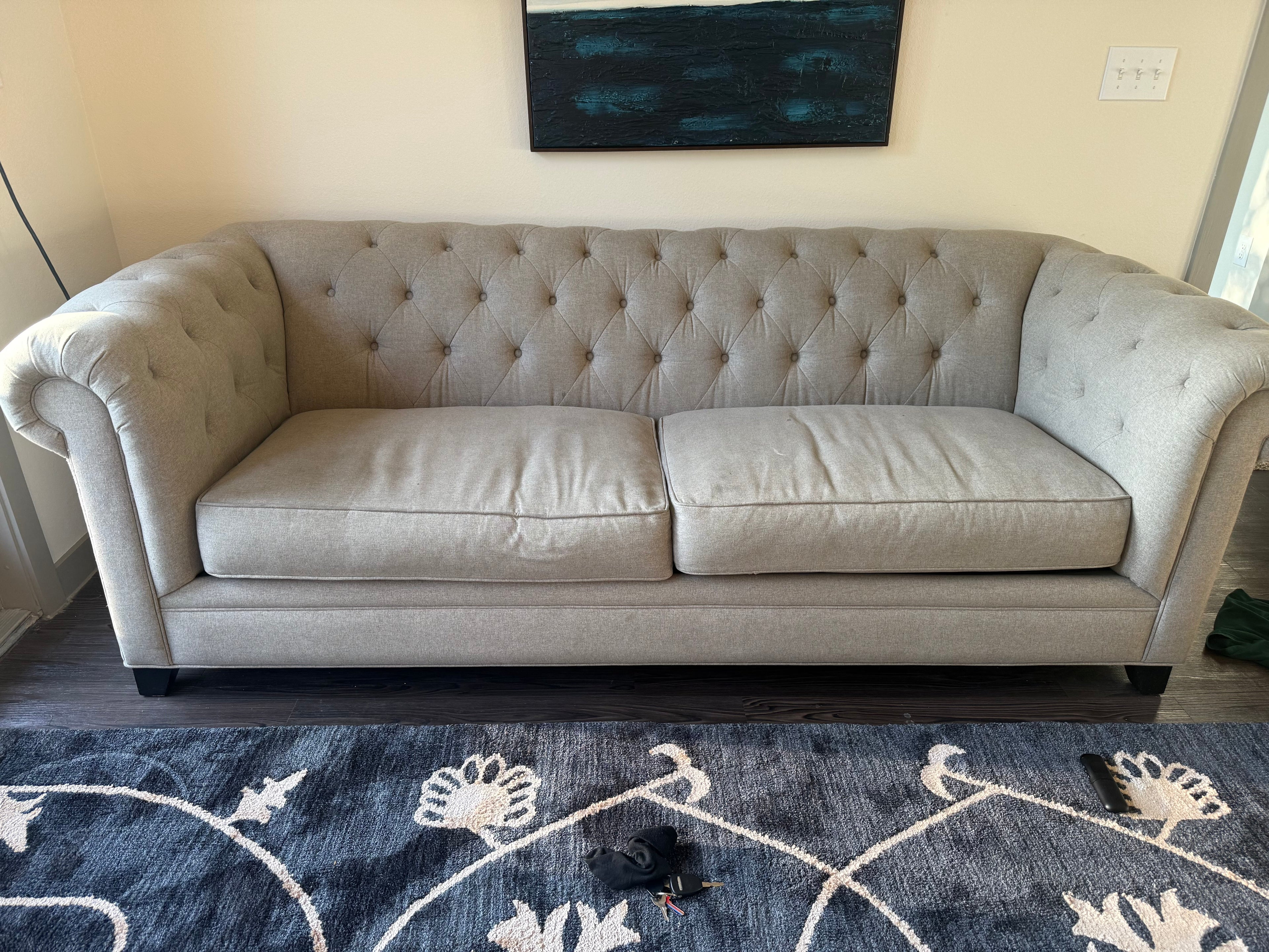 Living Spaces Modern Sofa