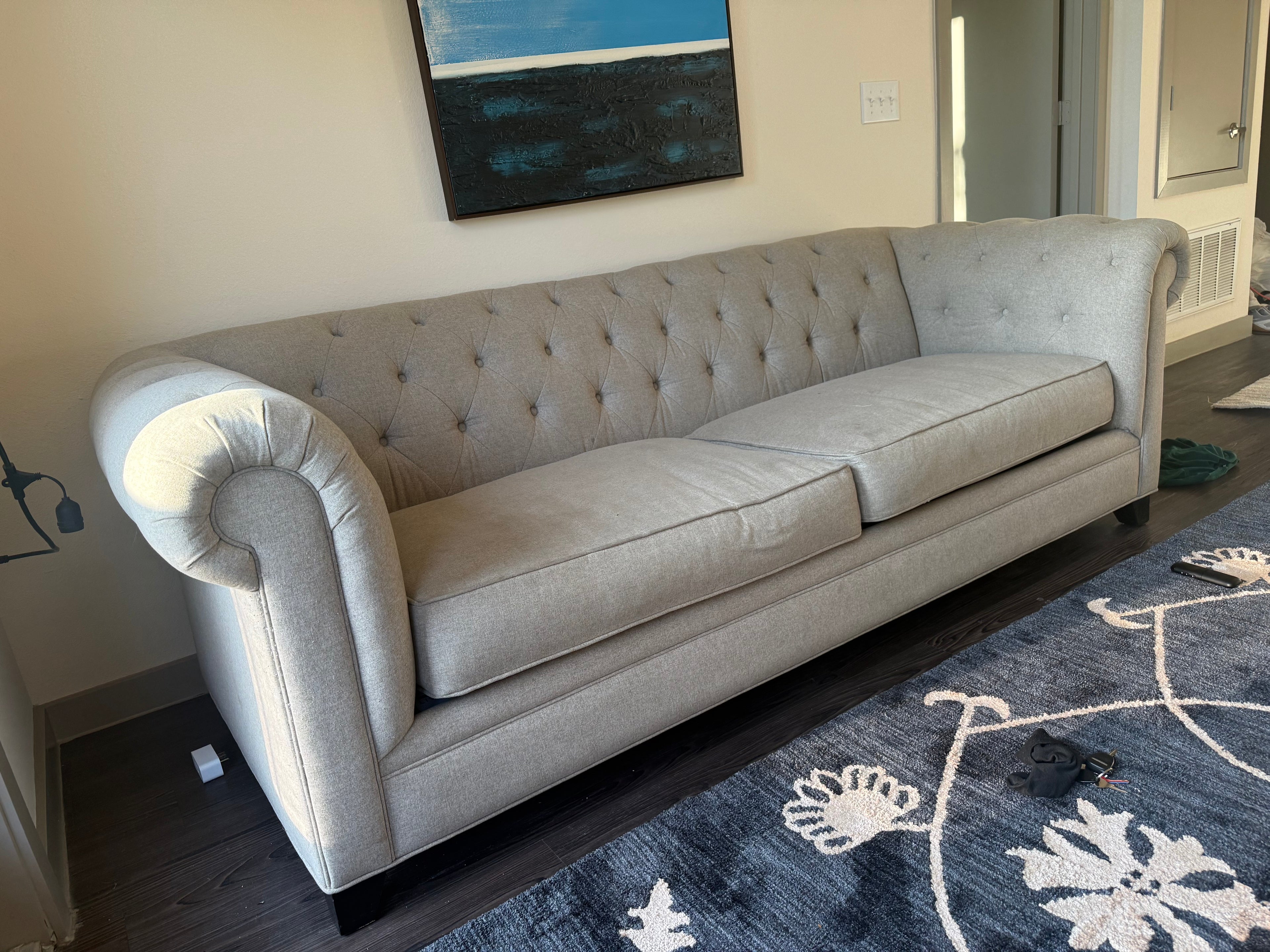 Living Spaces Modern Sofa