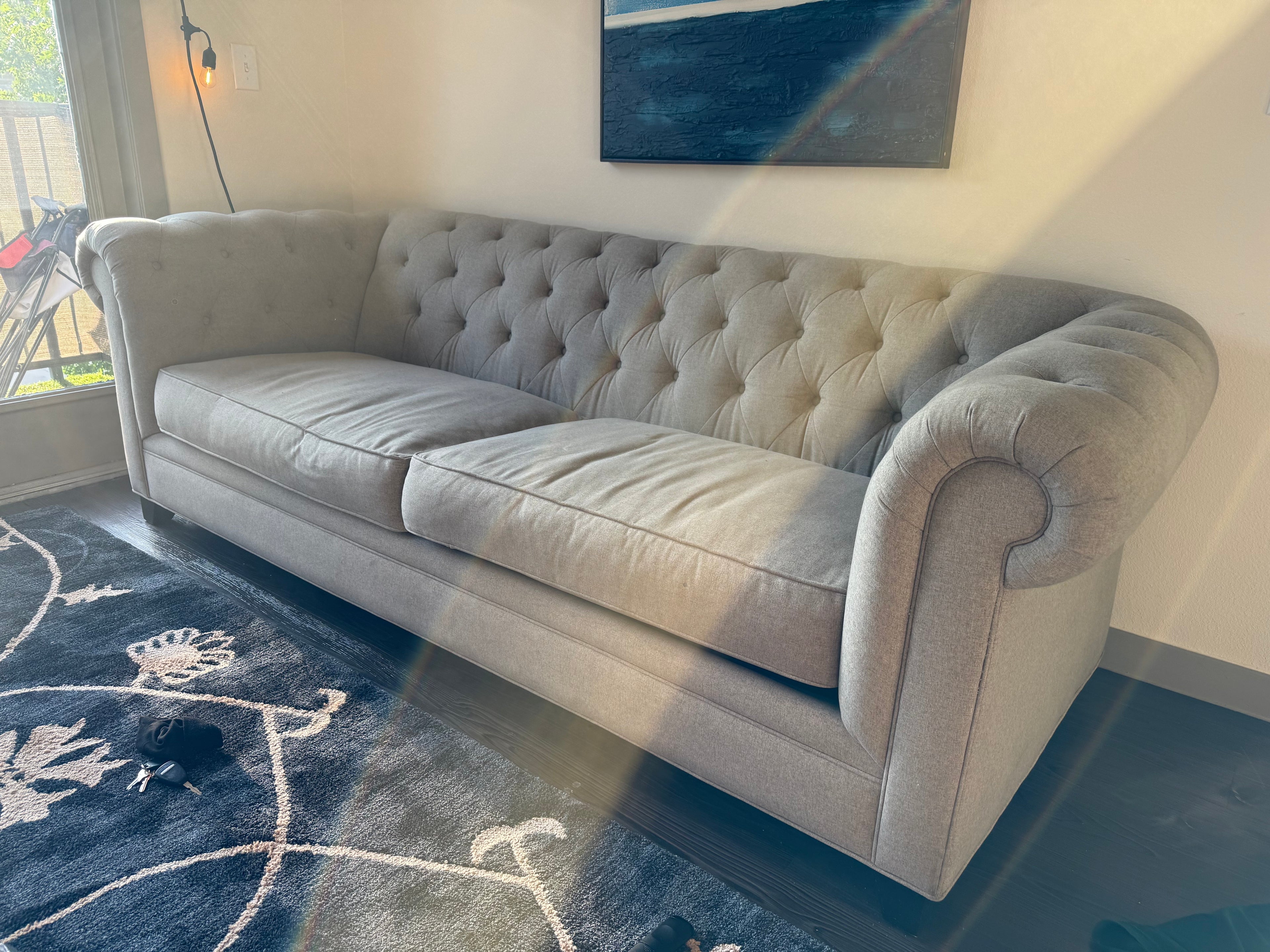 Living Spaces Modern Sofa