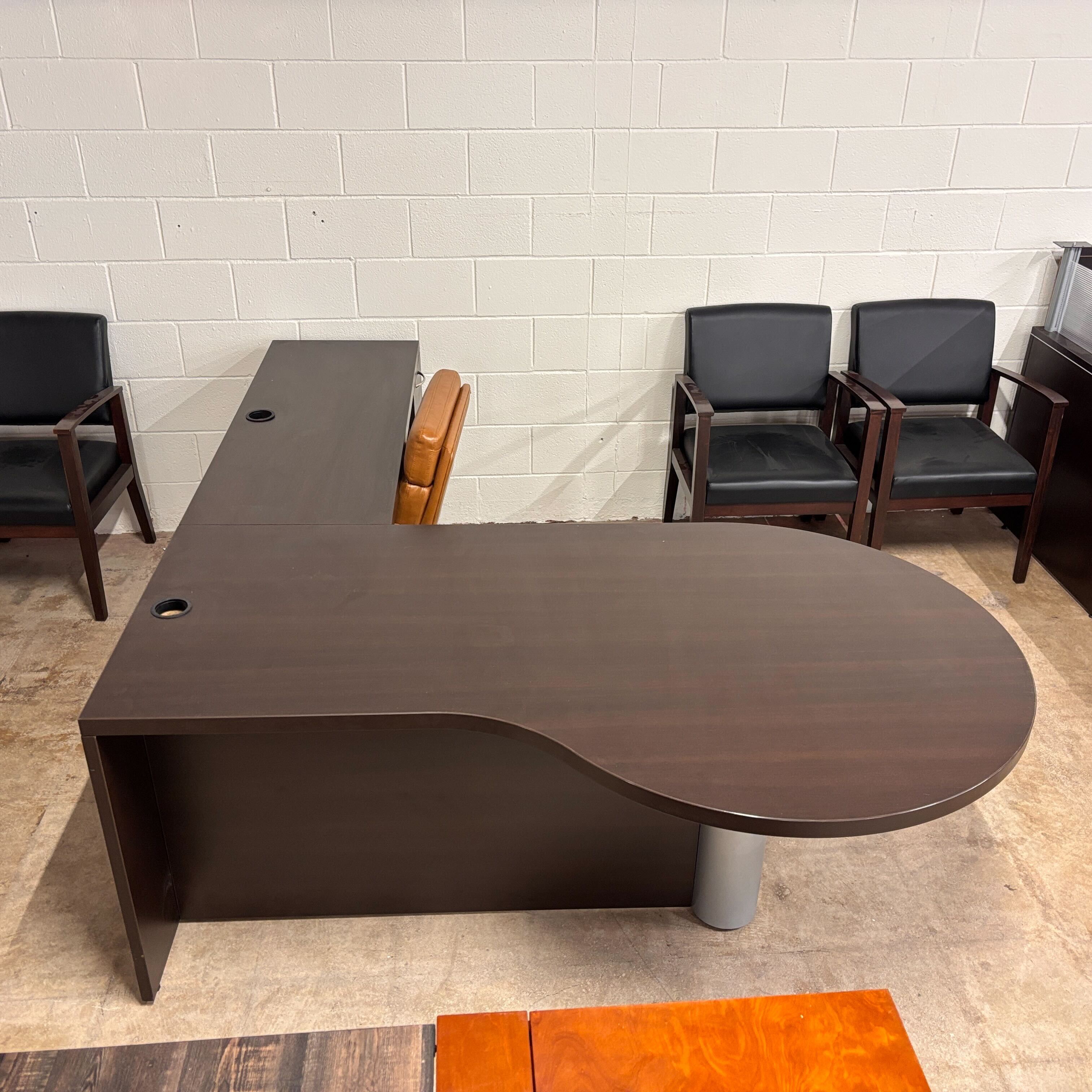 Wellknown Brand Secretary Peninsula Desk