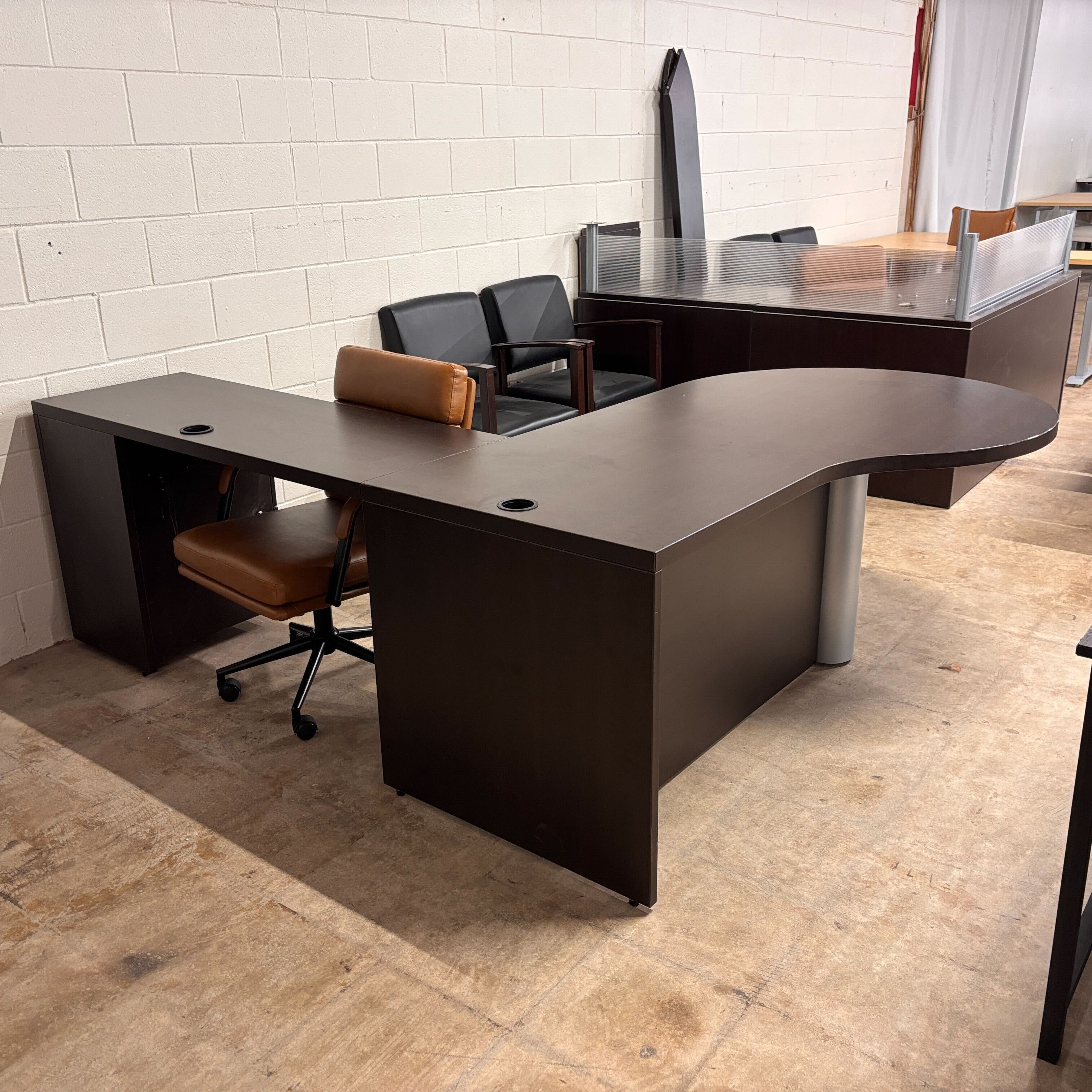 Wellknown Brand Secretary Peninsula Desk