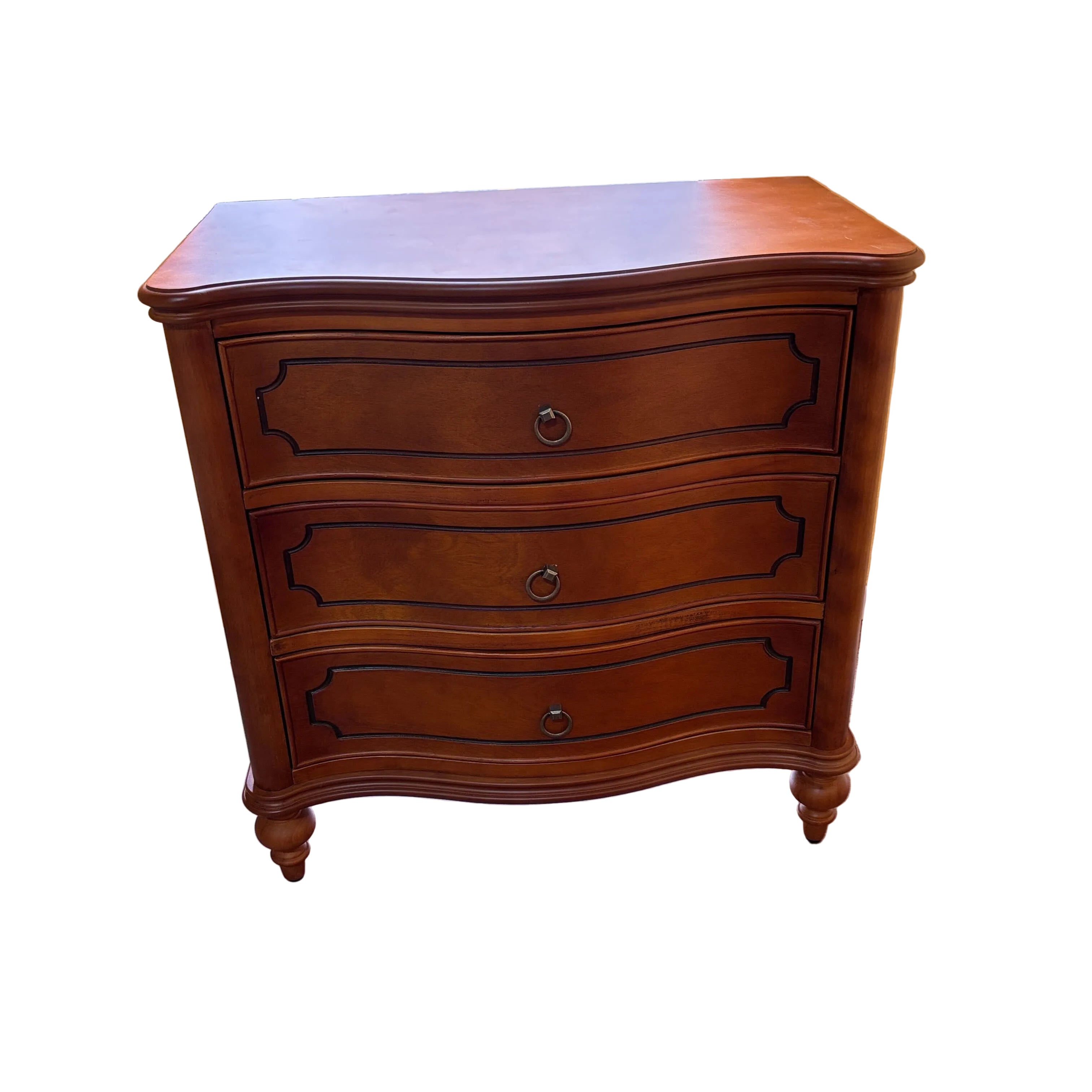 Huala Home 3 Drawer Nightstand
