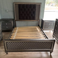 Rooms To Go Diamond Falls Gray Panel Bed