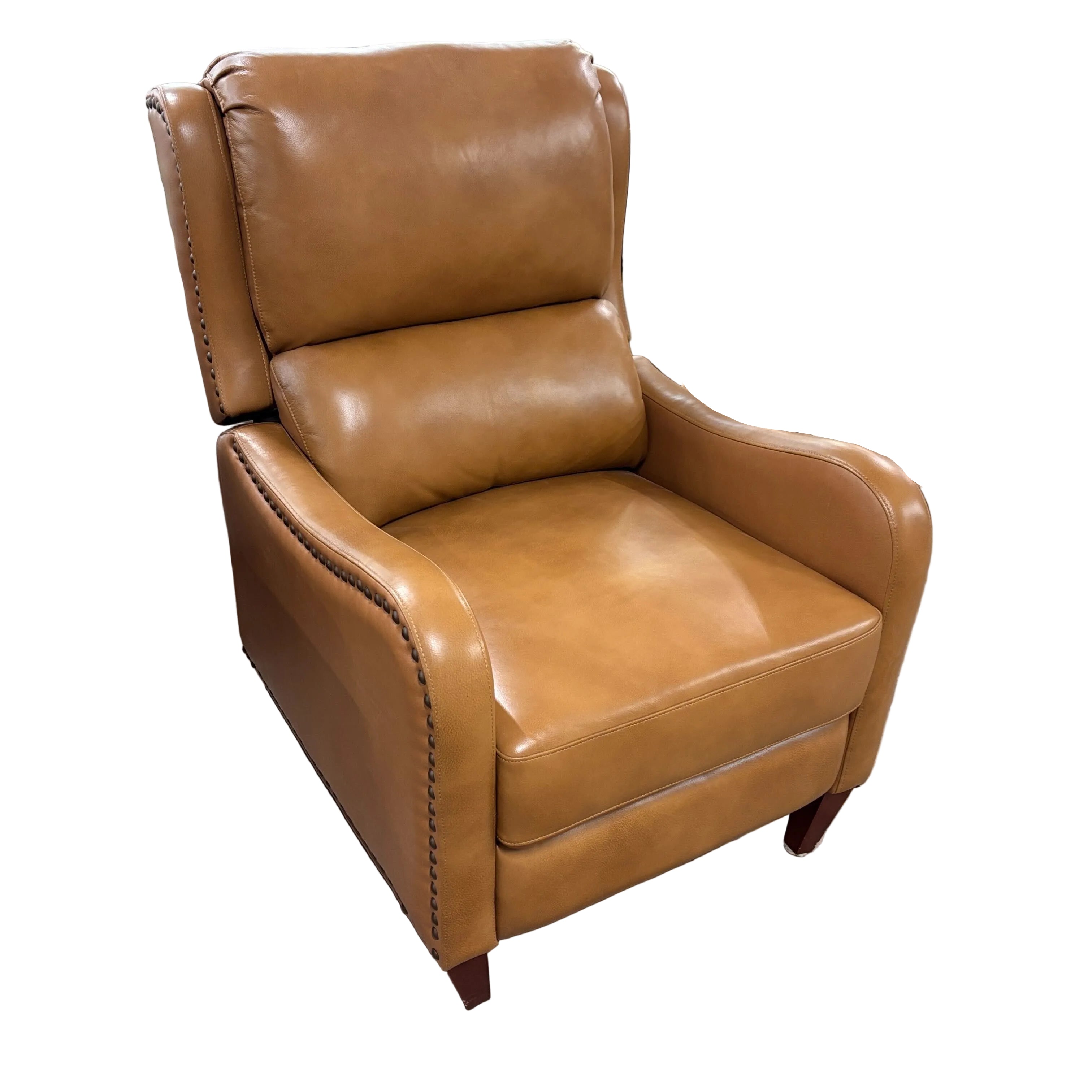 Karat Homes Camel Leather Recliner