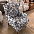 Jayden Creation Gilles Navy Armchair