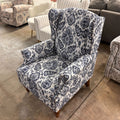 Jayden Creation Gilles Navy Armchair