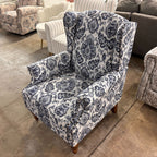 Jayden Creation Gilles Navy Armchair
