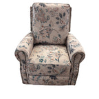 Huala Home Farmhouse Swivel Recliner