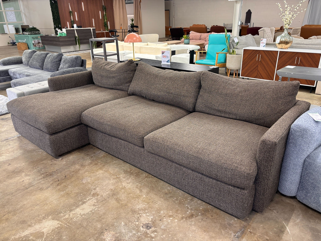 Crate & Barrel 2 Piece Sectional