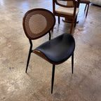 Huala Home Rattan Curved Dining Chair