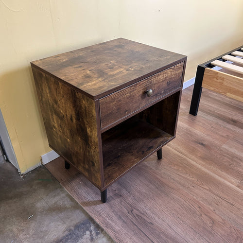 Latitude Run Rustic Brown Nightstand