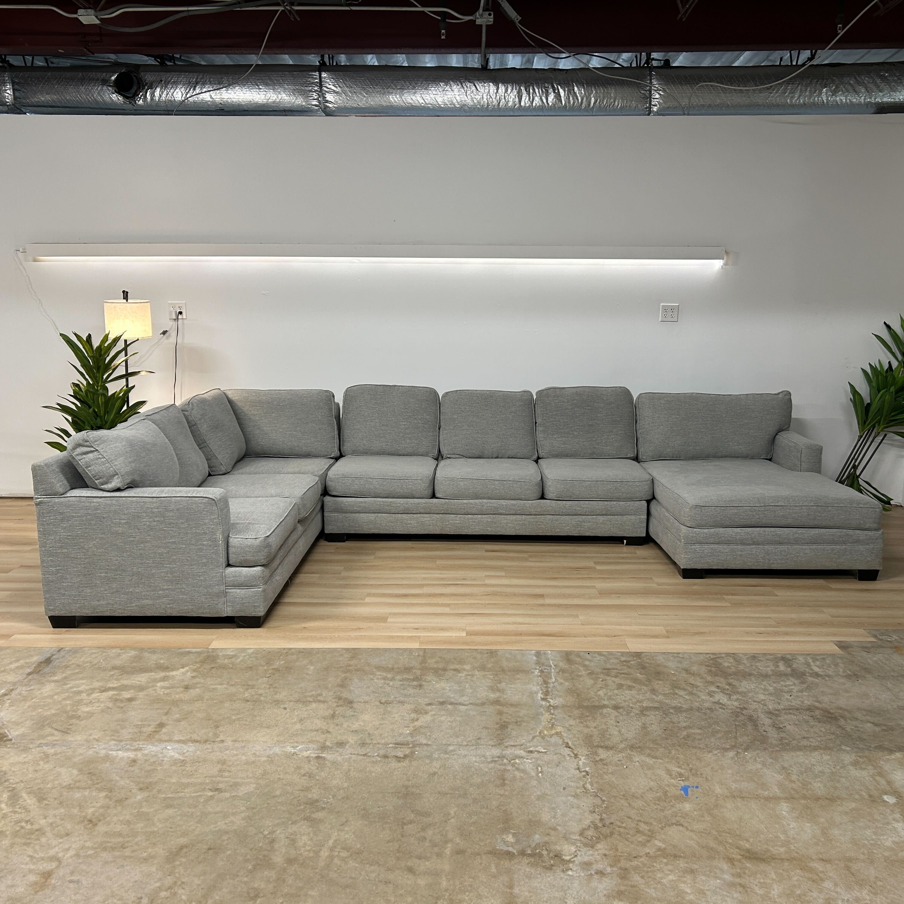 Living Spaces 3 Piece Sectional