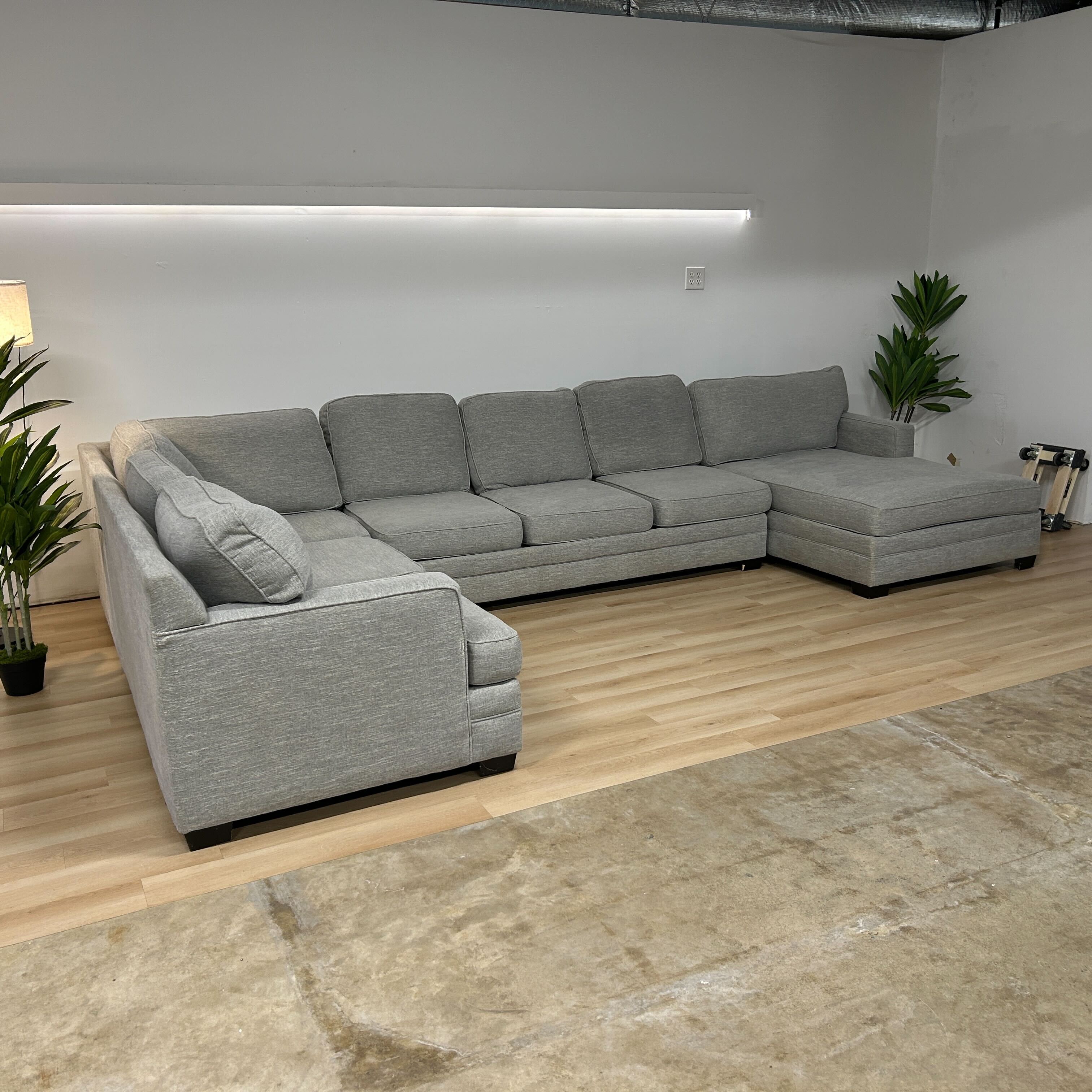 Living Spaces 3 Piece Sectional