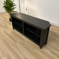 Walker Edison Black Corner Media Console