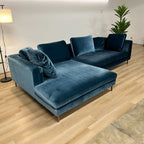 Latitude Run Velvet Sectional