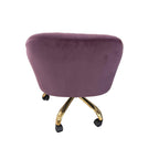 Karat Homes Velvet Swivel Task Chair