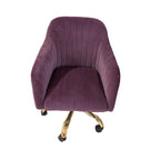 Karat Homes Velvet Swivel Task Chair