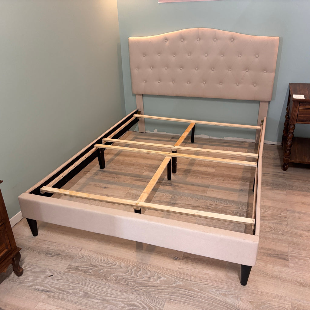 Baxton Studio Tufted Full Bed Frame