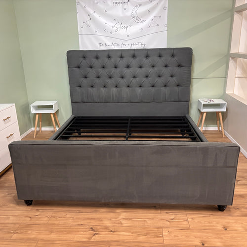 Latitude Run Upholstered King Bed Frame