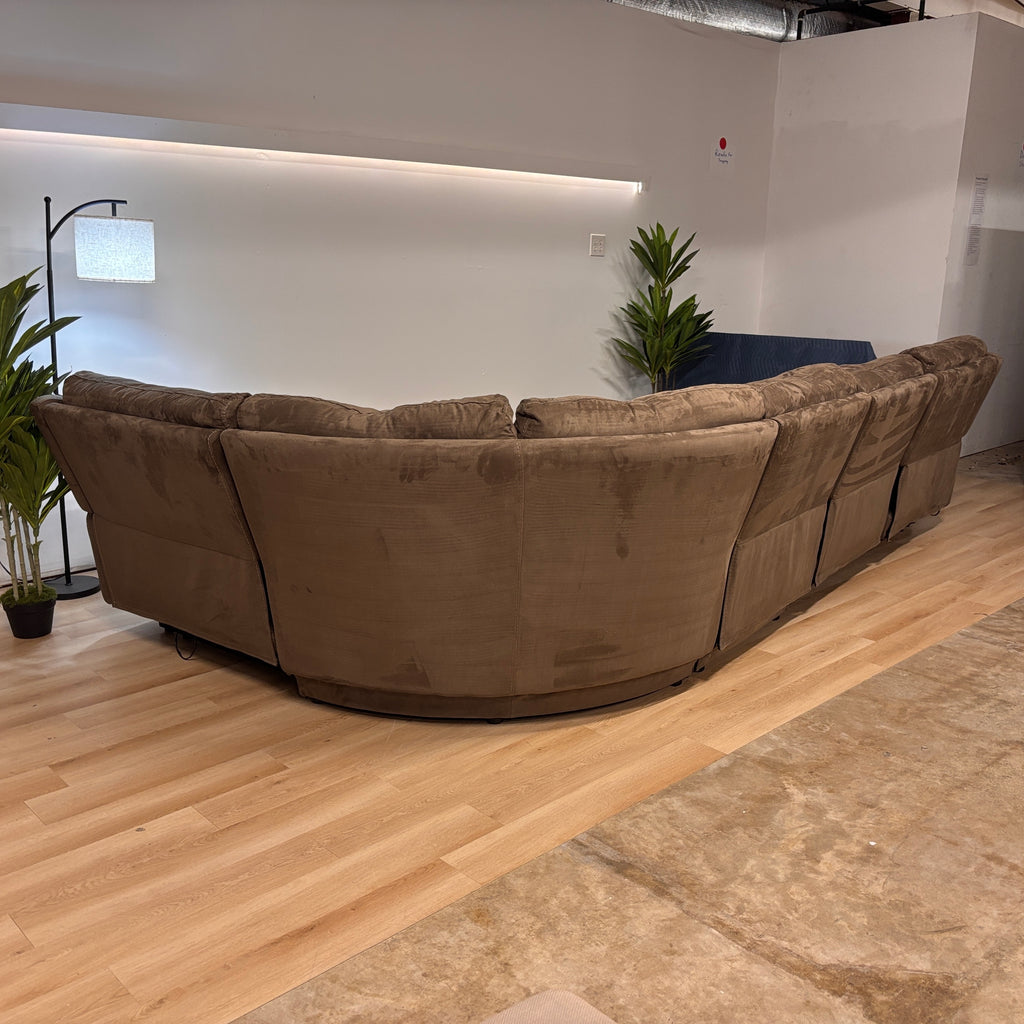 Living Spaces Electronic Modular Reclining Sectional