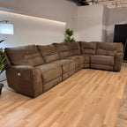 Living Spaces Electronic Modular Reclining Sectional
