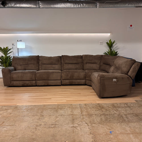 Living Spaces Electronic Modular Reclining Sectional