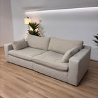 Ashley Furniture Elyza Linen 2pc Loveseat