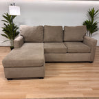 Living Spaces Sofa W-reversible Chaise