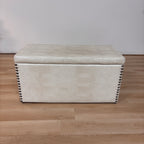 Latitude Run Faux Gator Storage Bench