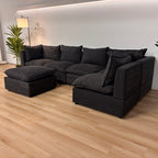 Latitude Run 5 Piece Modular Sectional W/ottoman