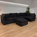 Latitude Run 5 Piece Modular Sectional W/ottoman