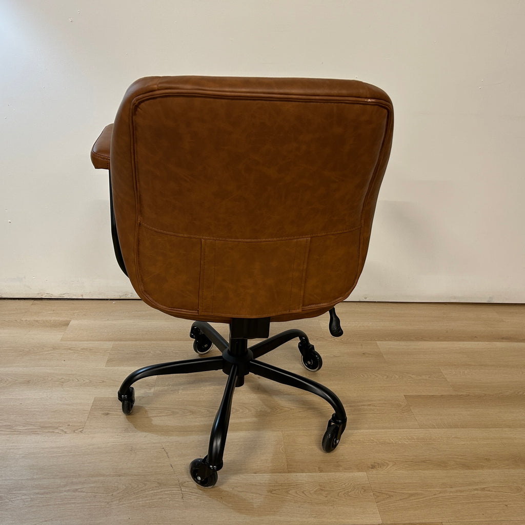 Vecelo Faux Leather Office Chair