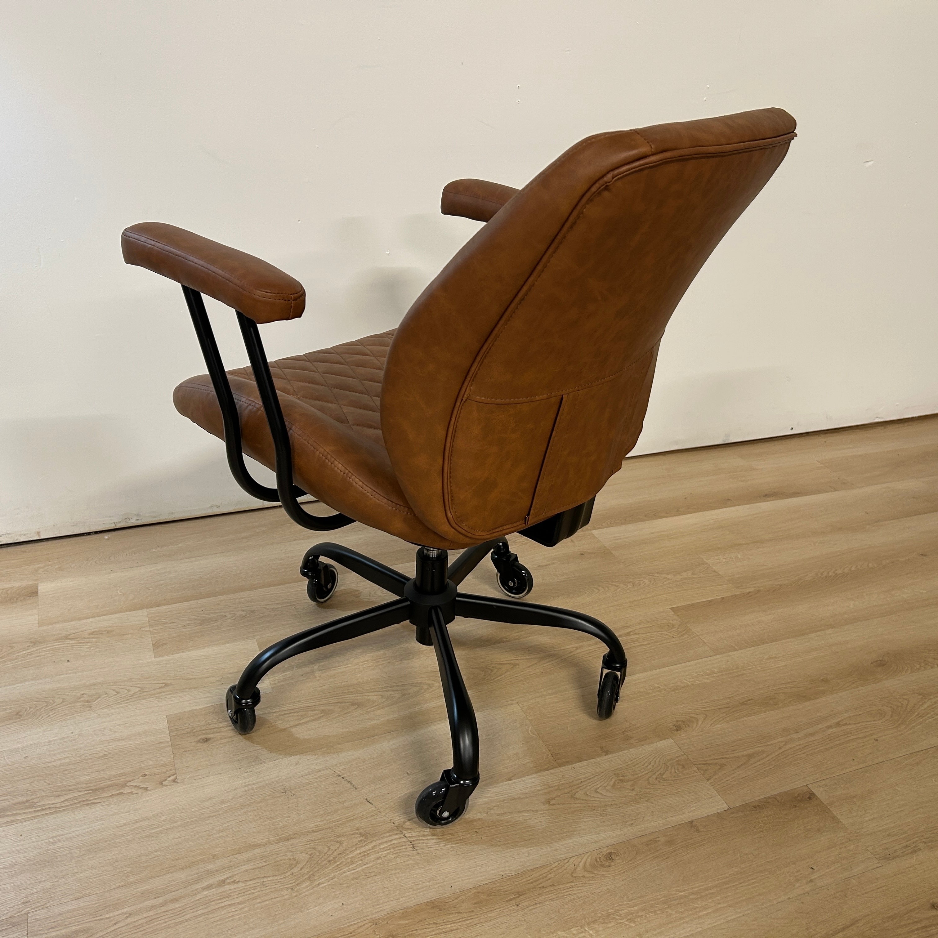 Vecelo Faux Leather Office Chair