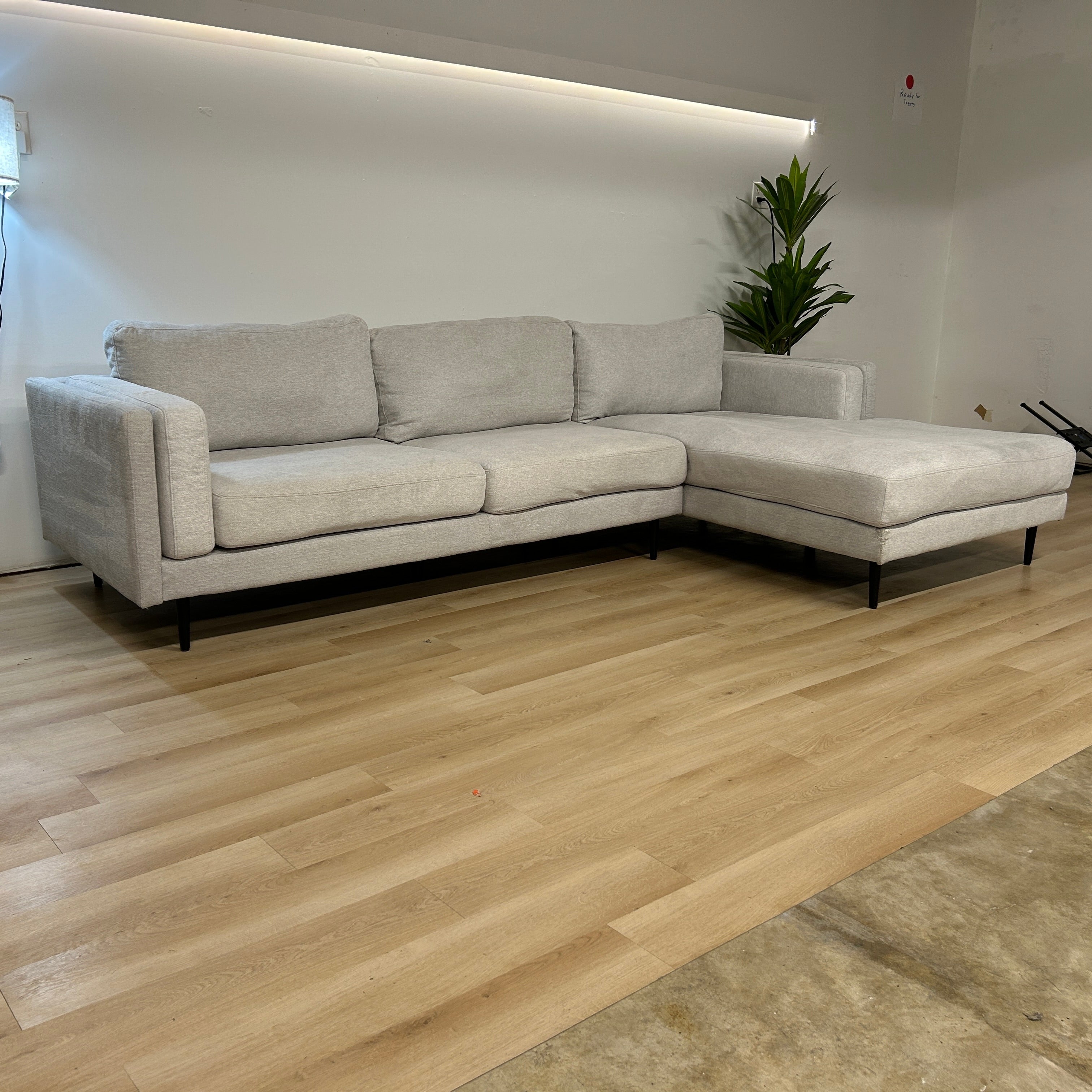 Living Spaces Aries 2 Piece Sectional