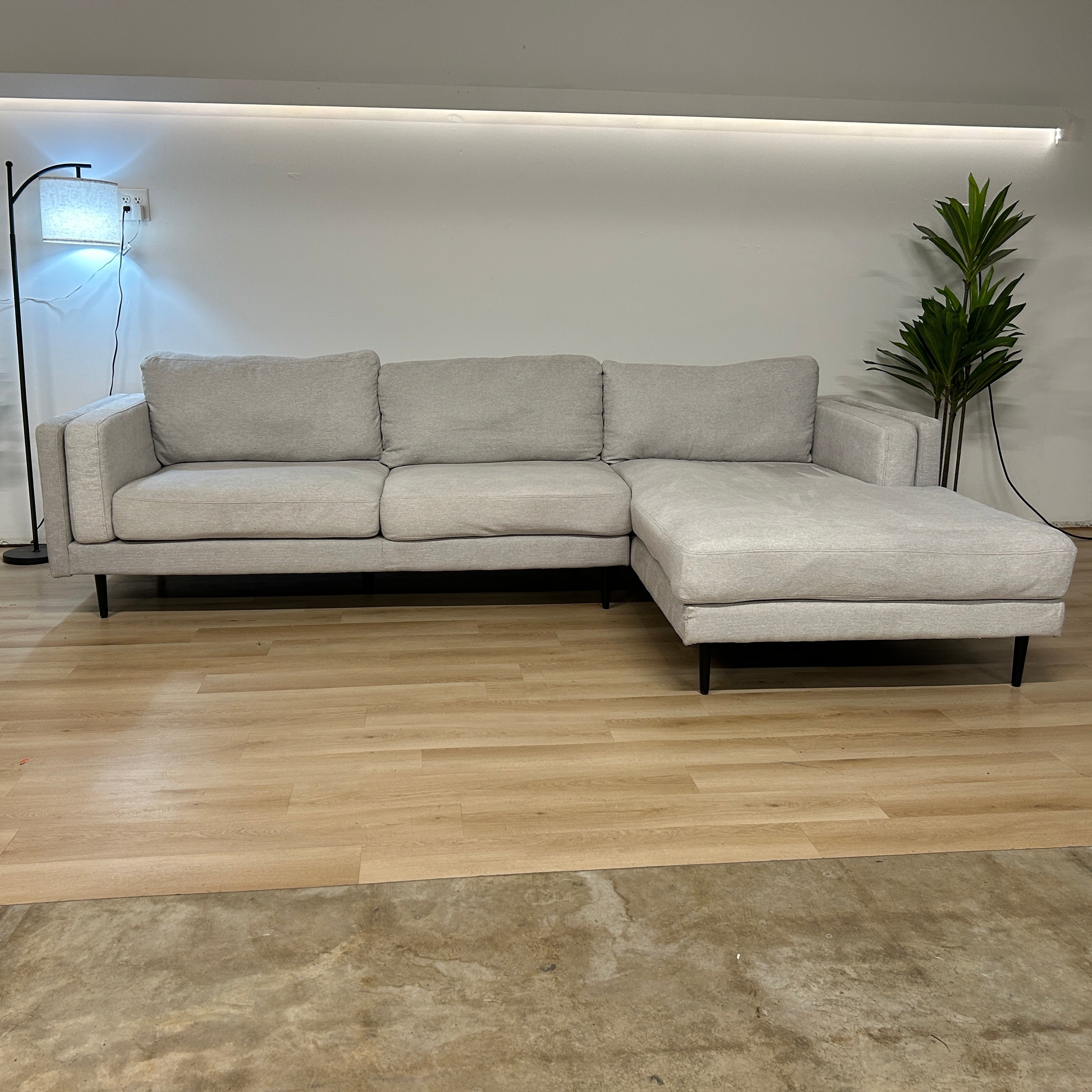 Living Spaces Aries 2 Piece Sectional