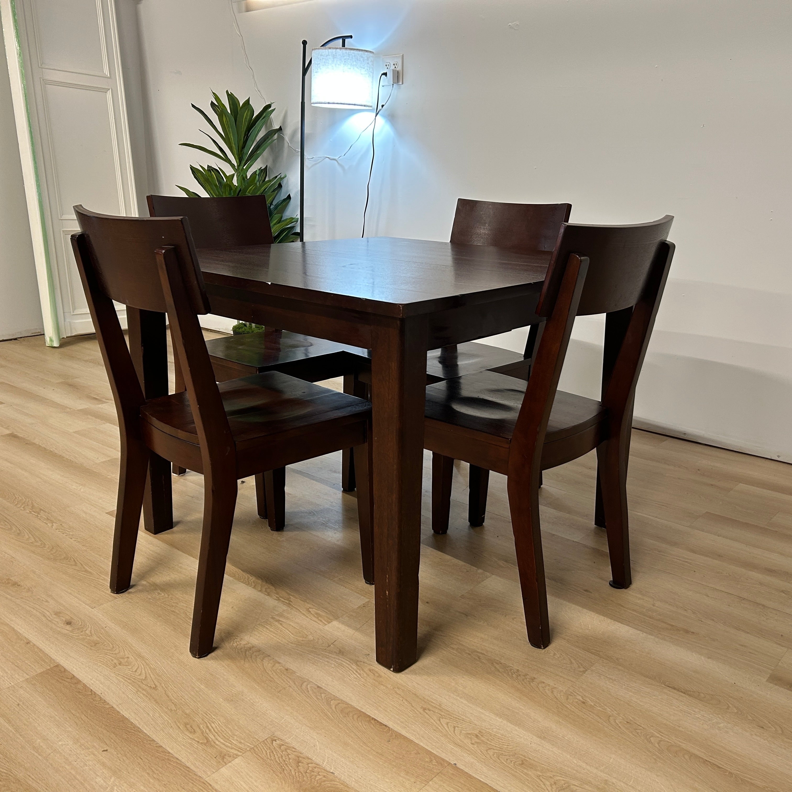 Corliving 5 Piece Expendable Dining Set