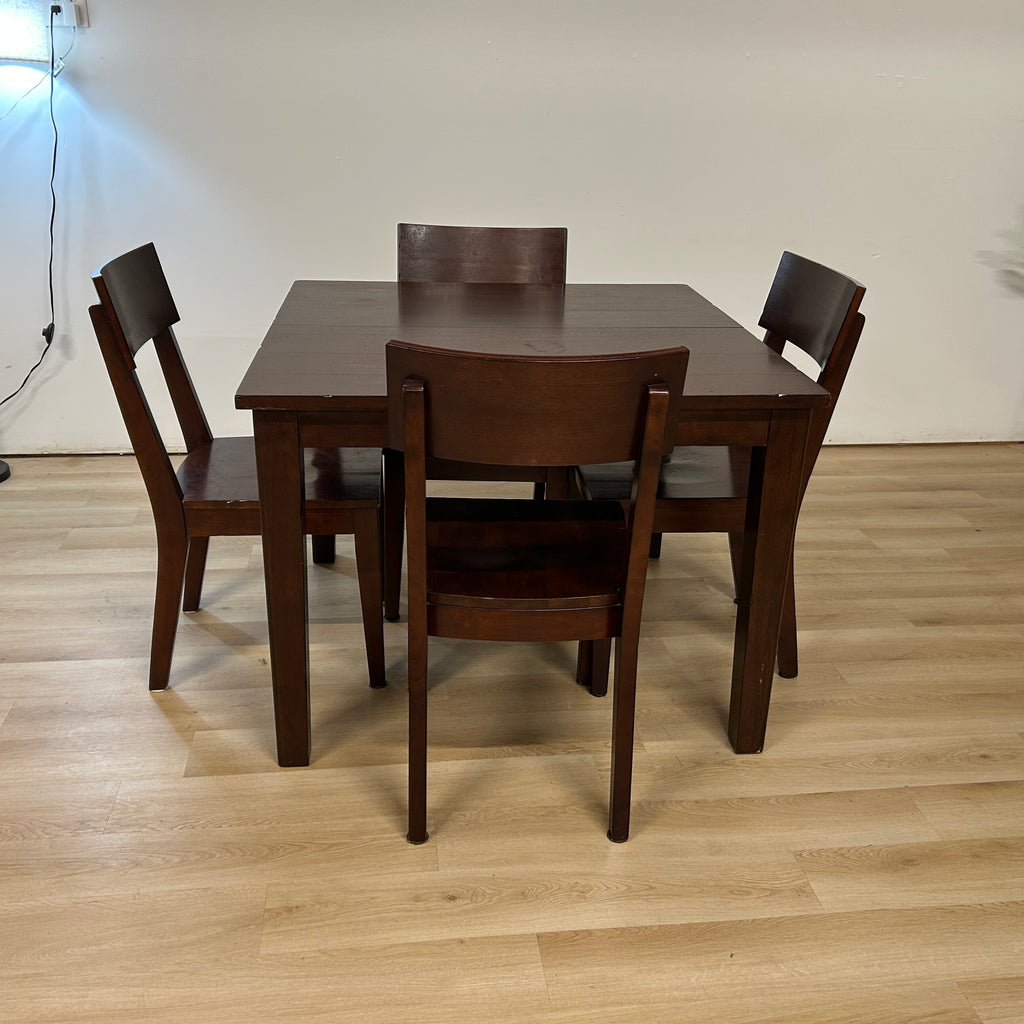 Corliving 5 Piece Expendable Dining Set