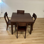 Corliving 5 Piece Expendable Dining Set