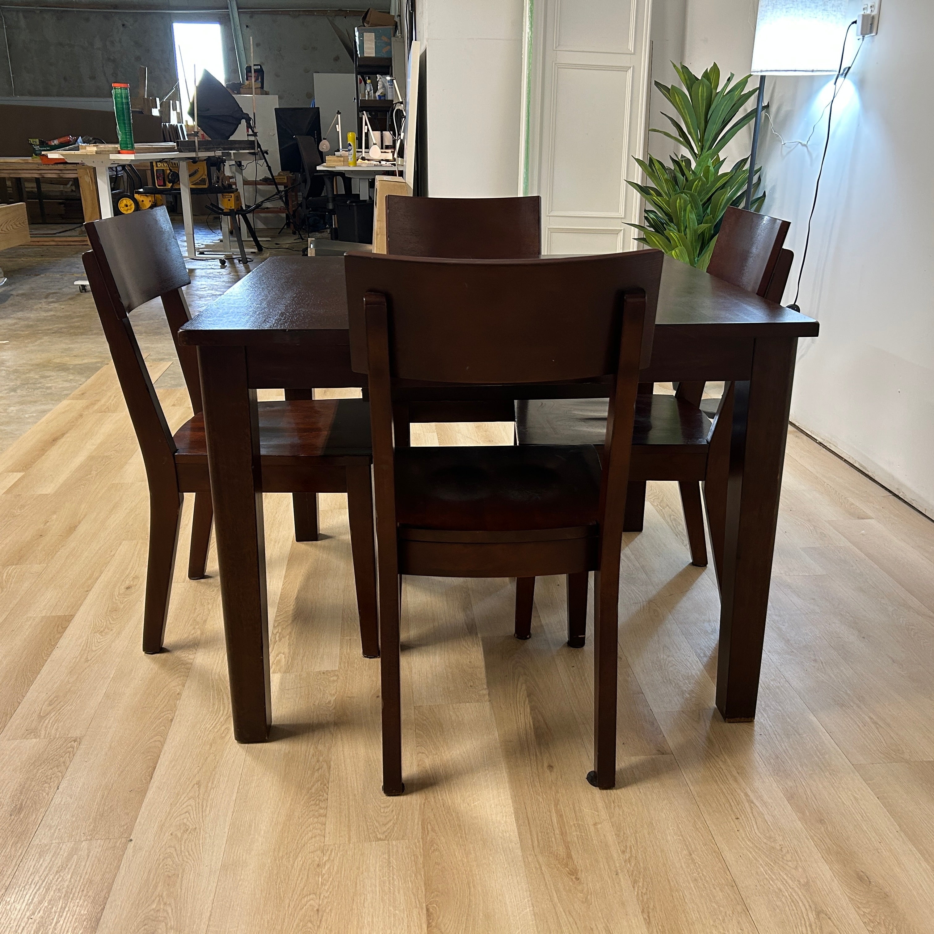 Corliving 5 Piece Expendable Dining Set