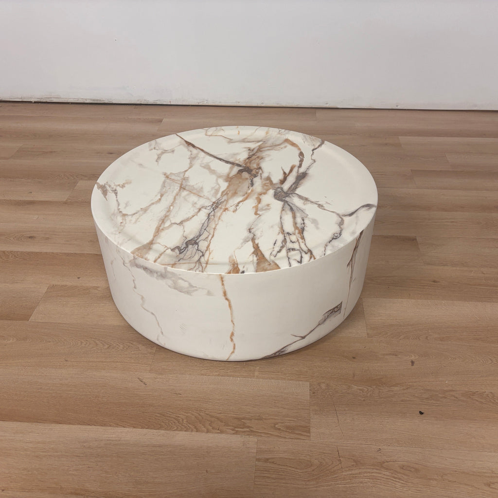 Latitude Run Drum Coffee Table