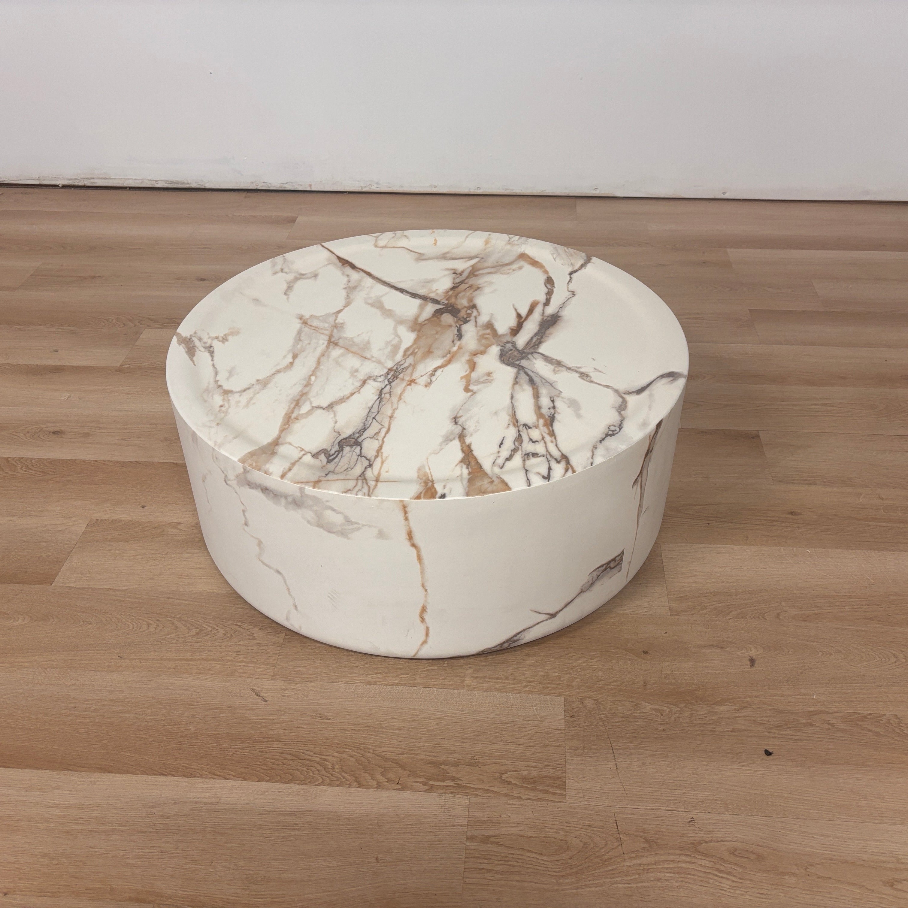 Latitude Run Drum Coffee Table